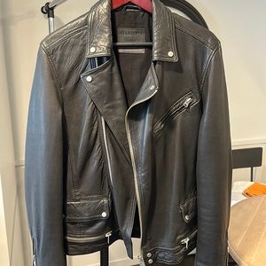 AllSaints Milo leather jacket